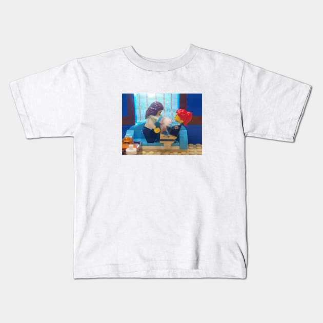 Lego Wayhaught - "The couch" Kids T-Shirt by Pingubest